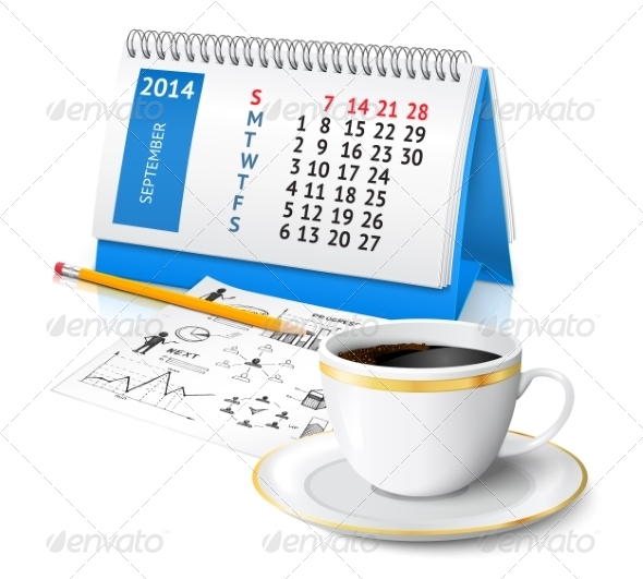 Calendar and Business Sketch