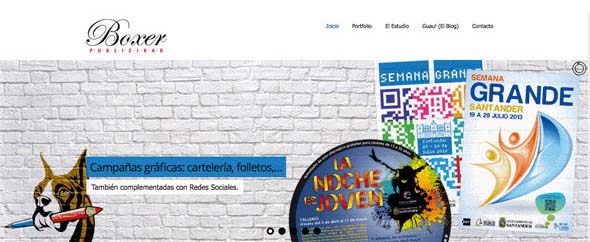 Boxer publicidad web