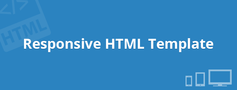 Responsive HTML Template 2014