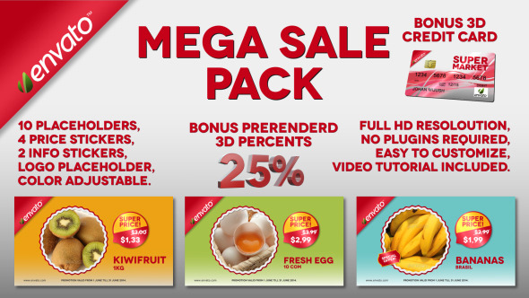 Mega Sale Pack - VideoHive 7873819