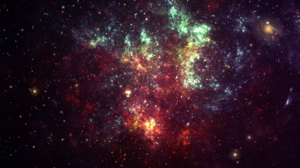 Space Nebula Multicolor