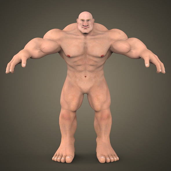 Fantasy Muscular Man - 3Docean 7900278