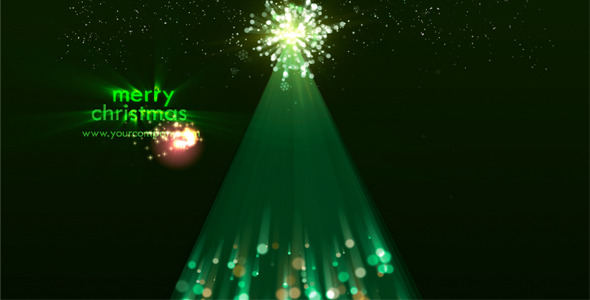 Christmas Tree Sparks - VideoHive 807123