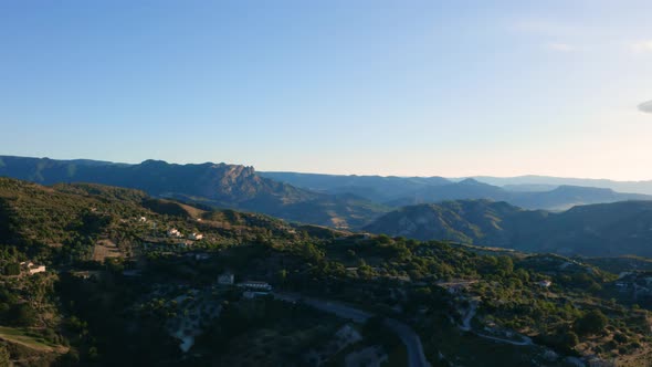 Mountains in Calabria alt