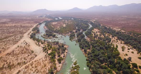 Downstream Over a River