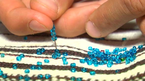 Beads Worn On String 3