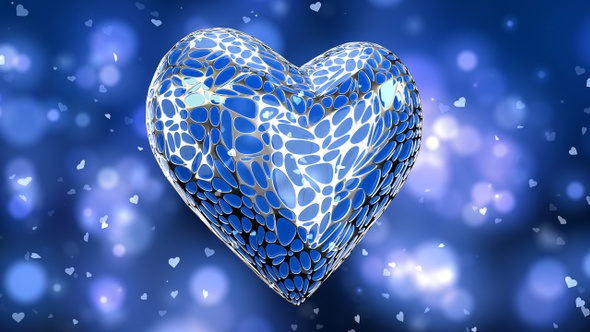 Modern Heart Blue alt