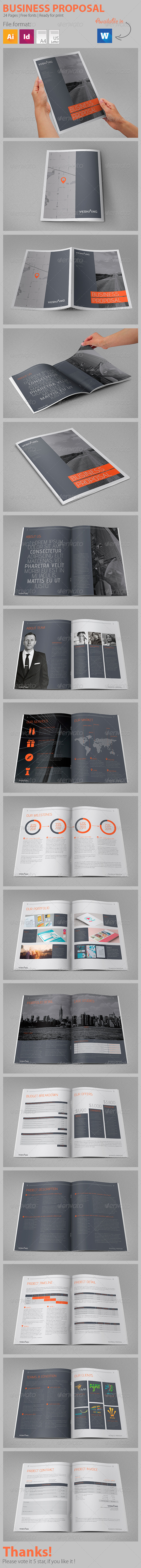 Business Proposal - Proposals & Invoices Stationery