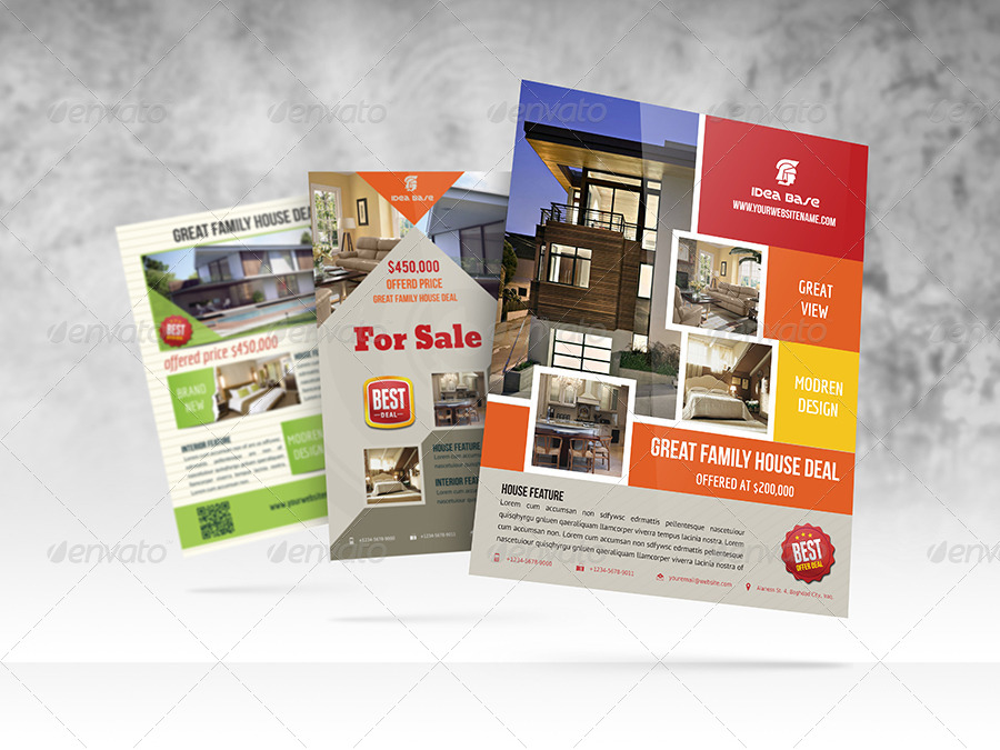 Real Estate Flyer Bundle Template Vol.2, Print Templates | GraphicRiver