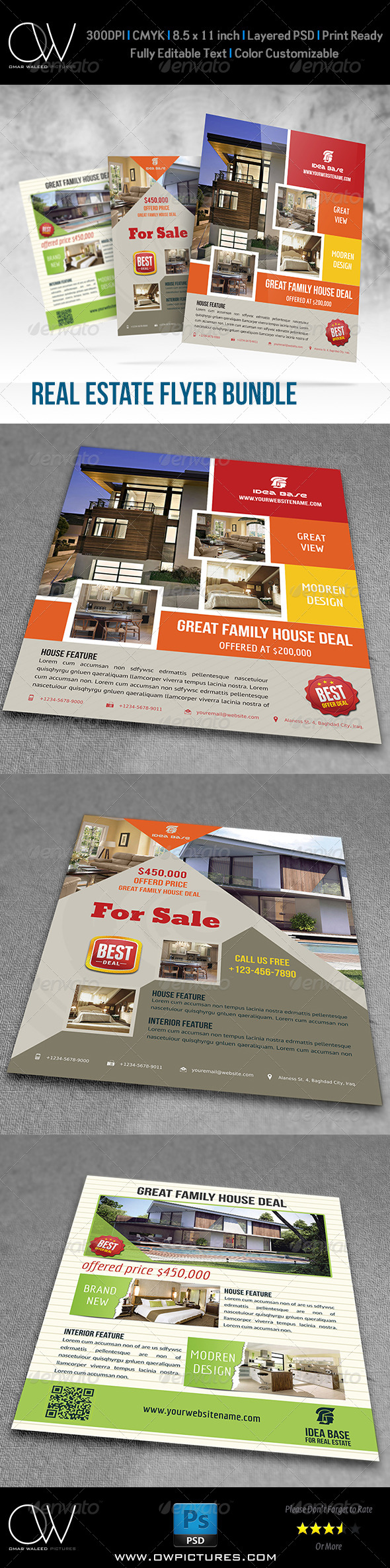 Real Estate Flyer Bundle Template Vol.2