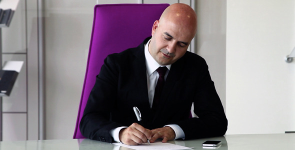 Company Boss At Office alt