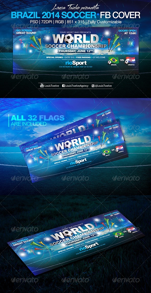 World Soccer Championship | Facebook Cover - Facebook Timeline Covers Social Media