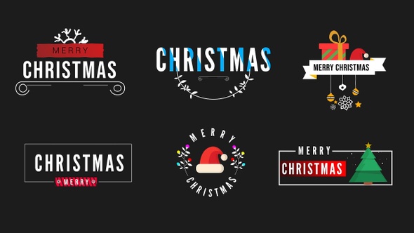 Christmas Animated Titles Pack