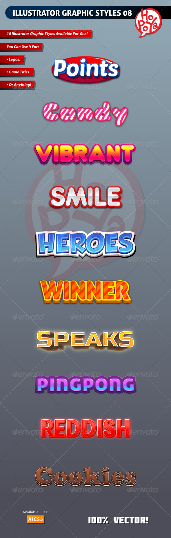 Illustrator Graphic Styles 08