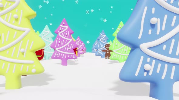 Christmas Sweet Cookie Winter 04 4k  alt