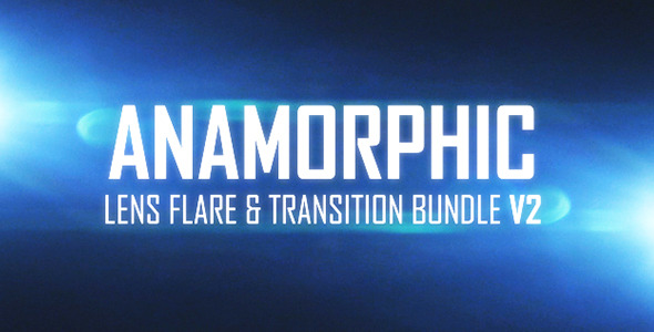 Anamorphic Lens Flare & Light Transitions Bundle V2 alt