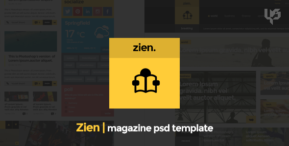 Zien Magazine - ThemeForest 7902058