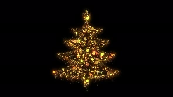 Christmas Tree Sparkling Element 