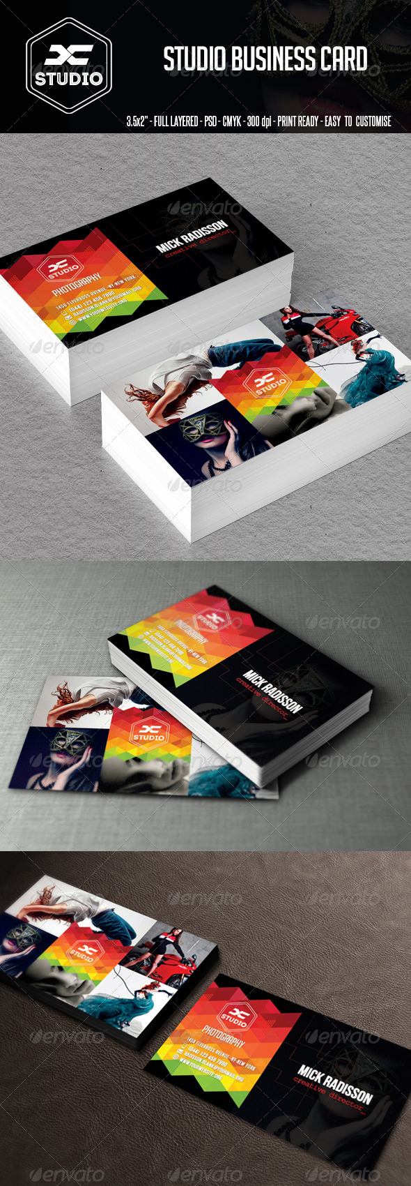 Studio Business Card - Creative Business Cards