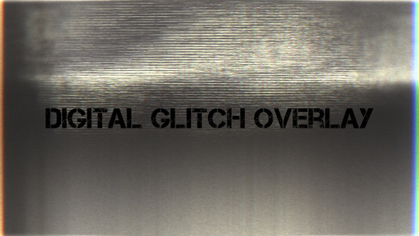 Digital Glitch Overlay