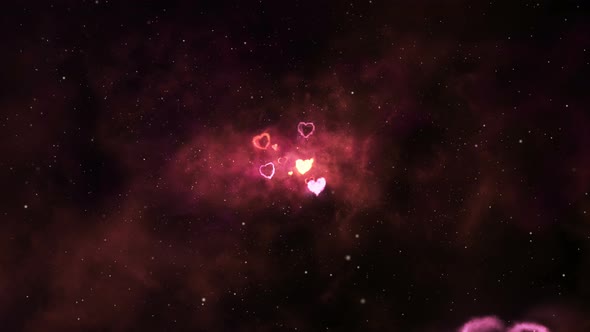 Loopable Hearts Background