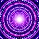 Spin Purple Light Neon Background Loop 4K