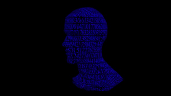Matrix Texture Human Head. alt