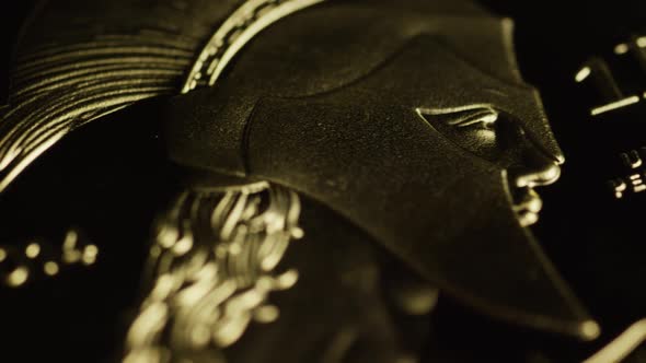 Rotating shot of Titan Bitcoins (digital cryptocurrency) - BITCOIN TITAN 105 alt