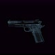 3D Seamless Loop Gun Hologram Wireframe - VideoHive Item for Sale