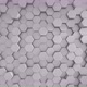 Movement of white futuristic prismatic hexagons honeycomb