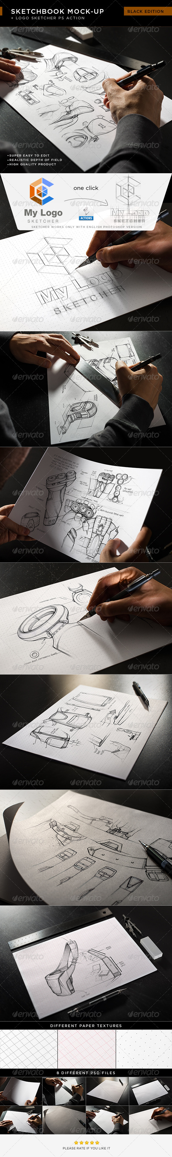Sketchbook Mock-Up - Miscellaneous Print