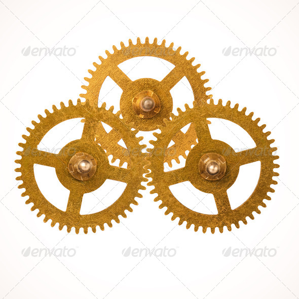 clockwork gears - Stock Photo - Images