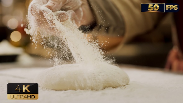 Add Flour To the Dough alt