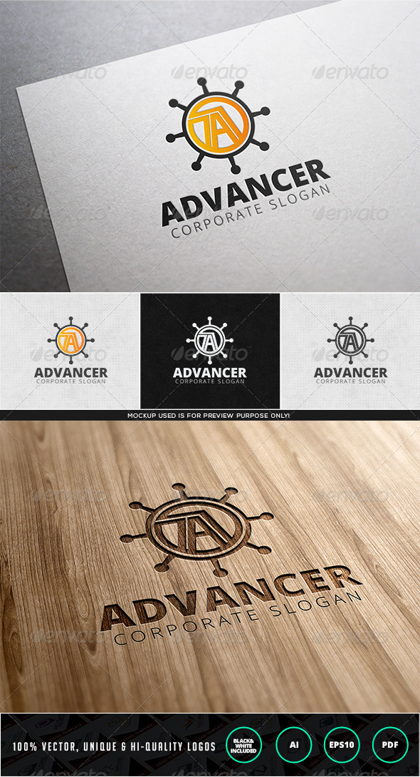 Advancer Logo Template - Letters Logo Templates