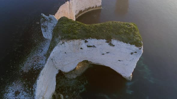 Old Harry Rocks, A Natural Coastal Feature of England from the Air alt