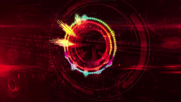 Audio spectrum music neon sign abstract alt