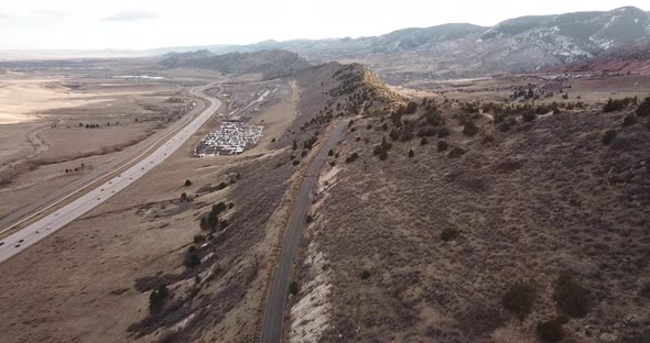 Hovering over the hog's back, Morrison CO alt