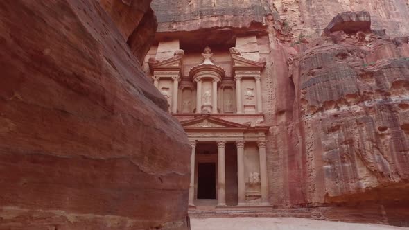Petra - Ancient City,  Siq Gorge. Jordan