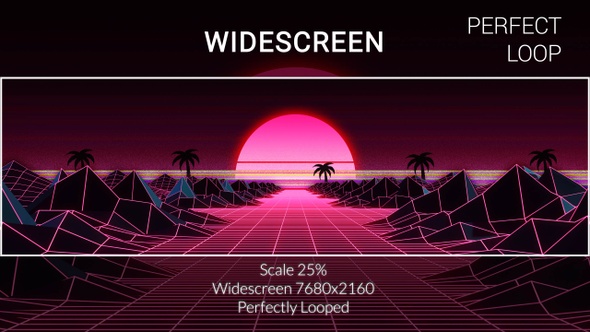 Futuristic Retro 80 Widescreen