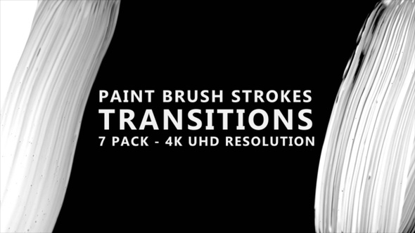 Paint Brush Strokes Transitions