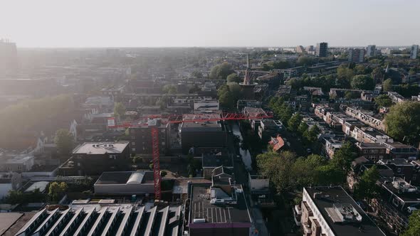 Cityscape Shot From Drone of Building European City