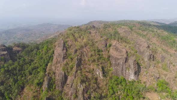 Mountain Landscape Jawa Island Indonesia alt