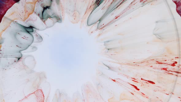 Abstract Grunge Color Ink Paint Spread Explosion Narrowing Space Explosion Background alt