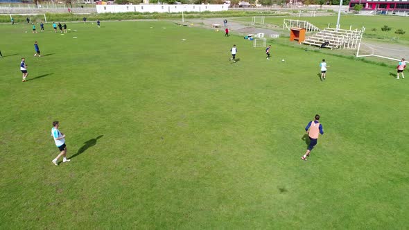 The Beginning of a Football Match