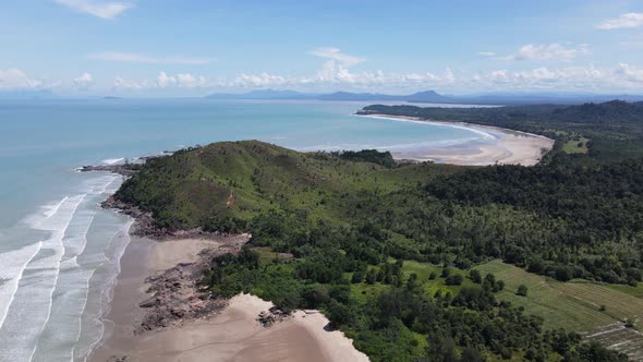 The Beaches at the most southern part of Borneo Island alt