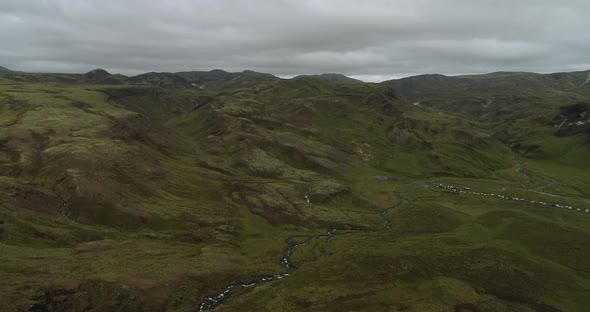 Aerial Landscape Iceland