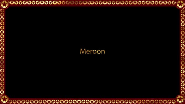 Golden Star Border Overlay alt