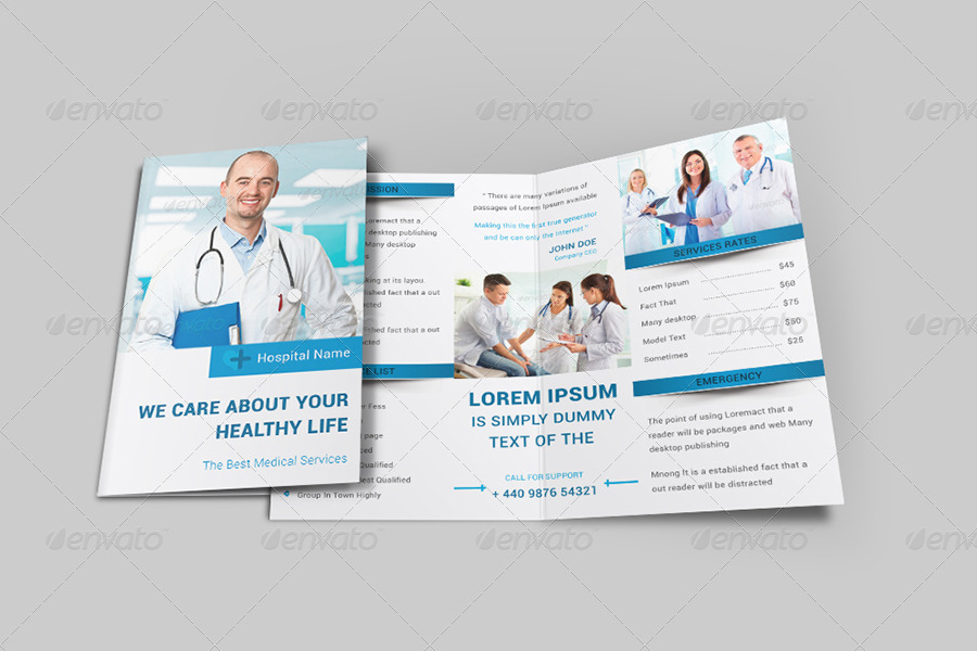 Multipurpose Business Bi-Fold Brochure | Volume 7, Print Templates