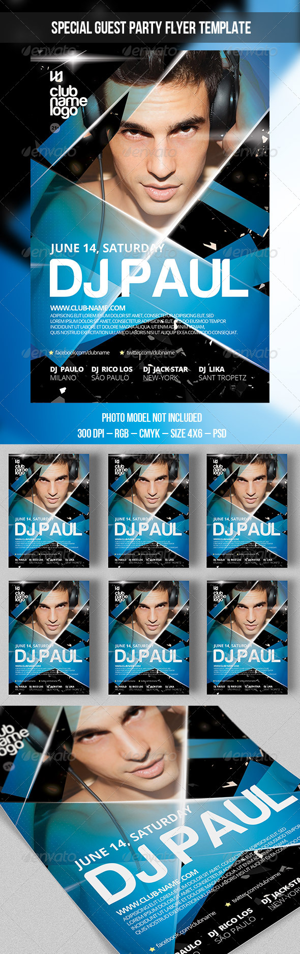 DJ Party - Print Templates
