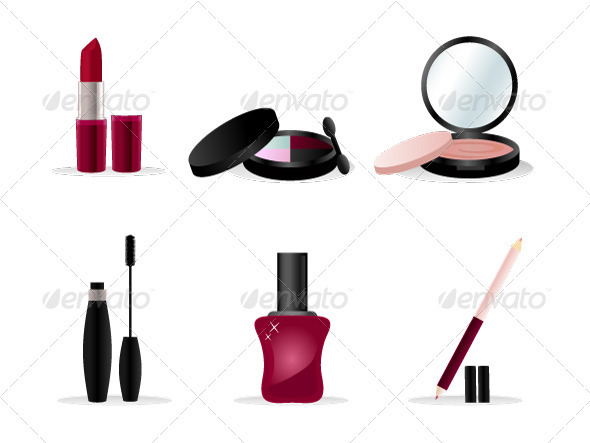 Cosmetic Set - Objects Vectors